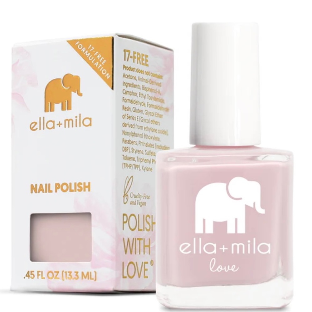 Ella + Mila Honeymoon Blush nail polish- NEW